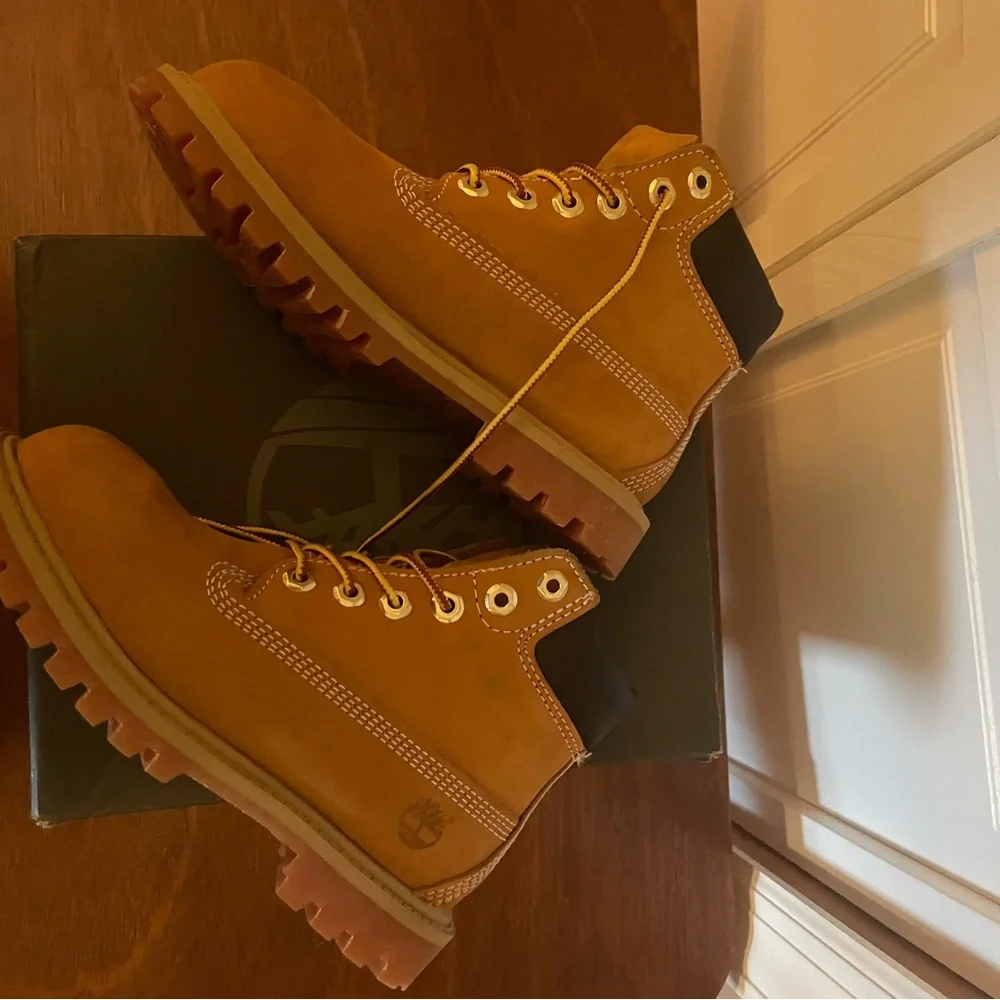Timberland premium 6 in waterproof boot wheat nubuck - Toddler - Picture 5 of 6